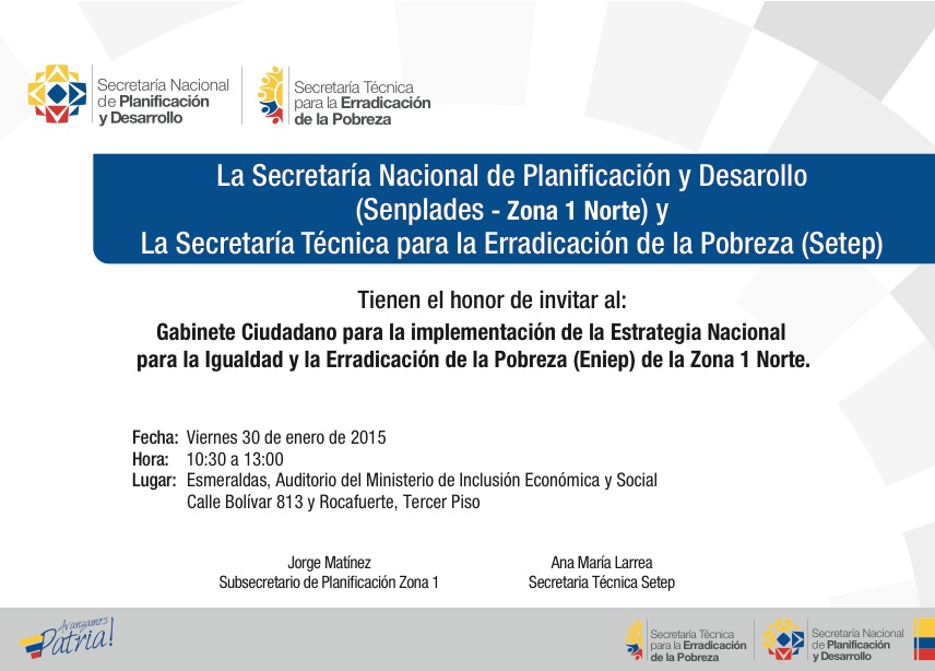 Invitación Gabinete Ciudadano Eniep