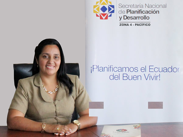 Elsa Santana, Senplades, subsecretaria Zonal de Planificación 4 -Pacífico