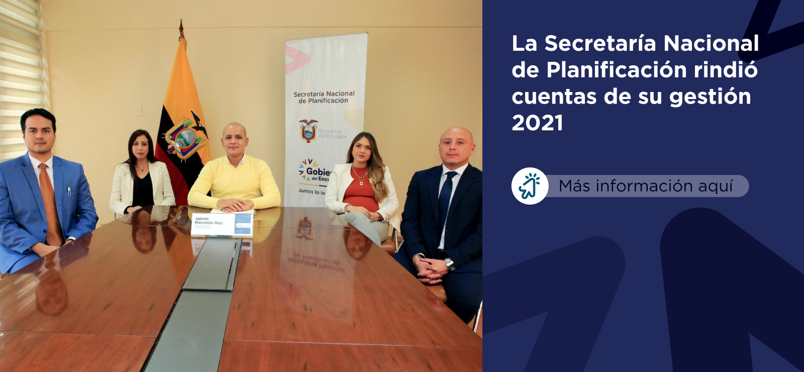 La Secretaría Nacional de Planificación rindió cuentas de su gestión 2021