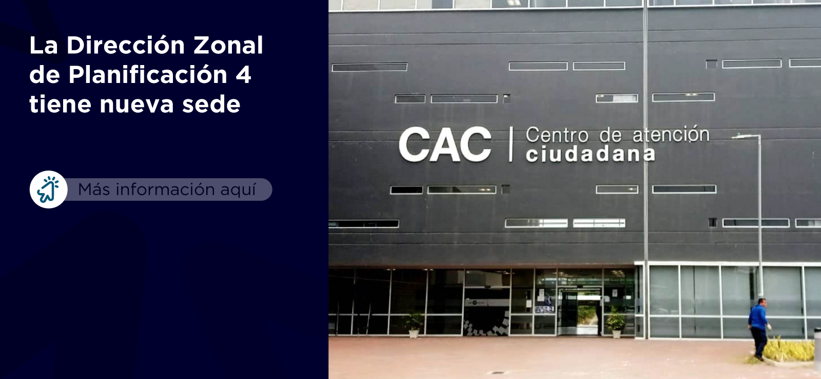 Las nuevas oficinas de la Dirección Zonal de Planificación 4 se ubican en el Centro de Atención Ciudadana (CAC) de Portoviejo