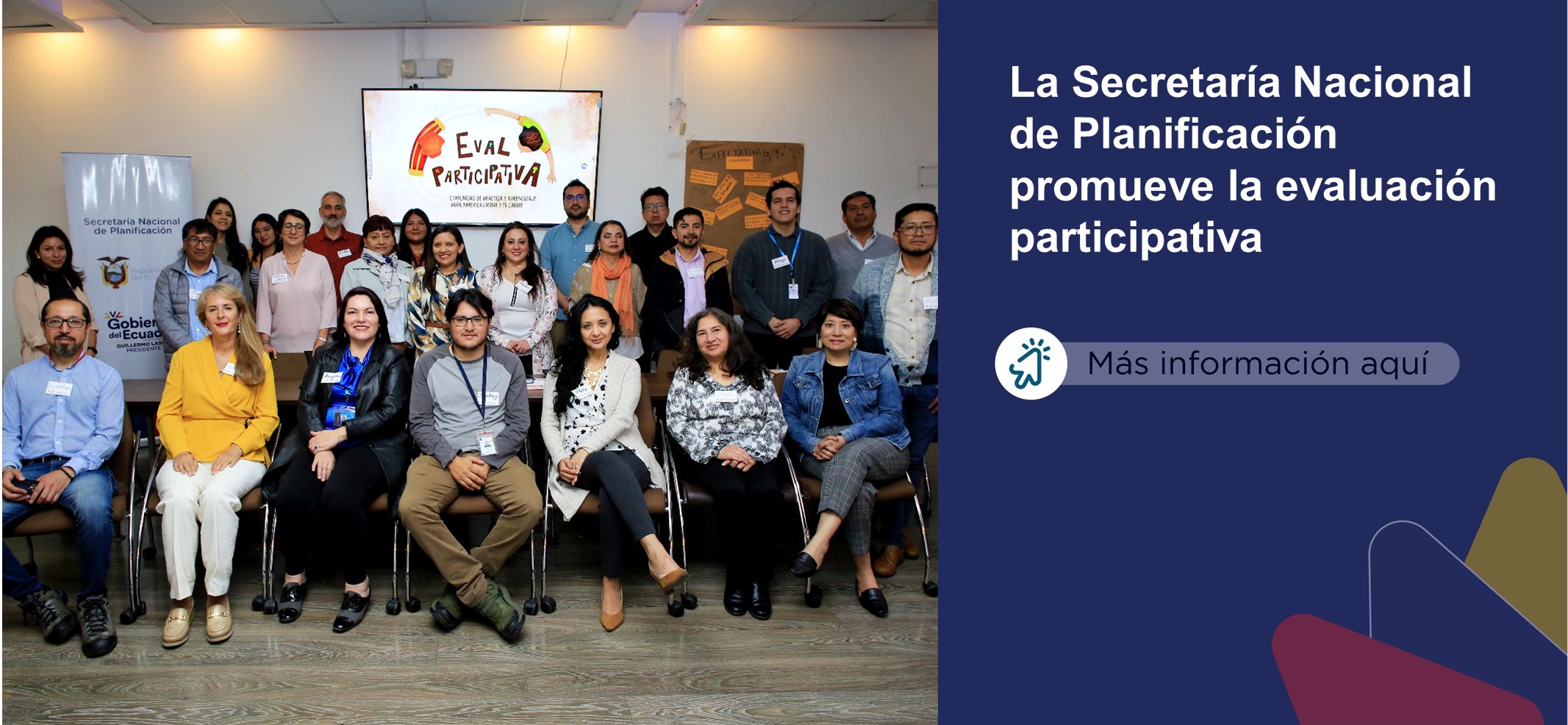 Del 18 al 20 de septiembre de 2023, se desarrolló el curso taller de Evaluación Participativa: conceptos, métodos y experiencias prácticas.