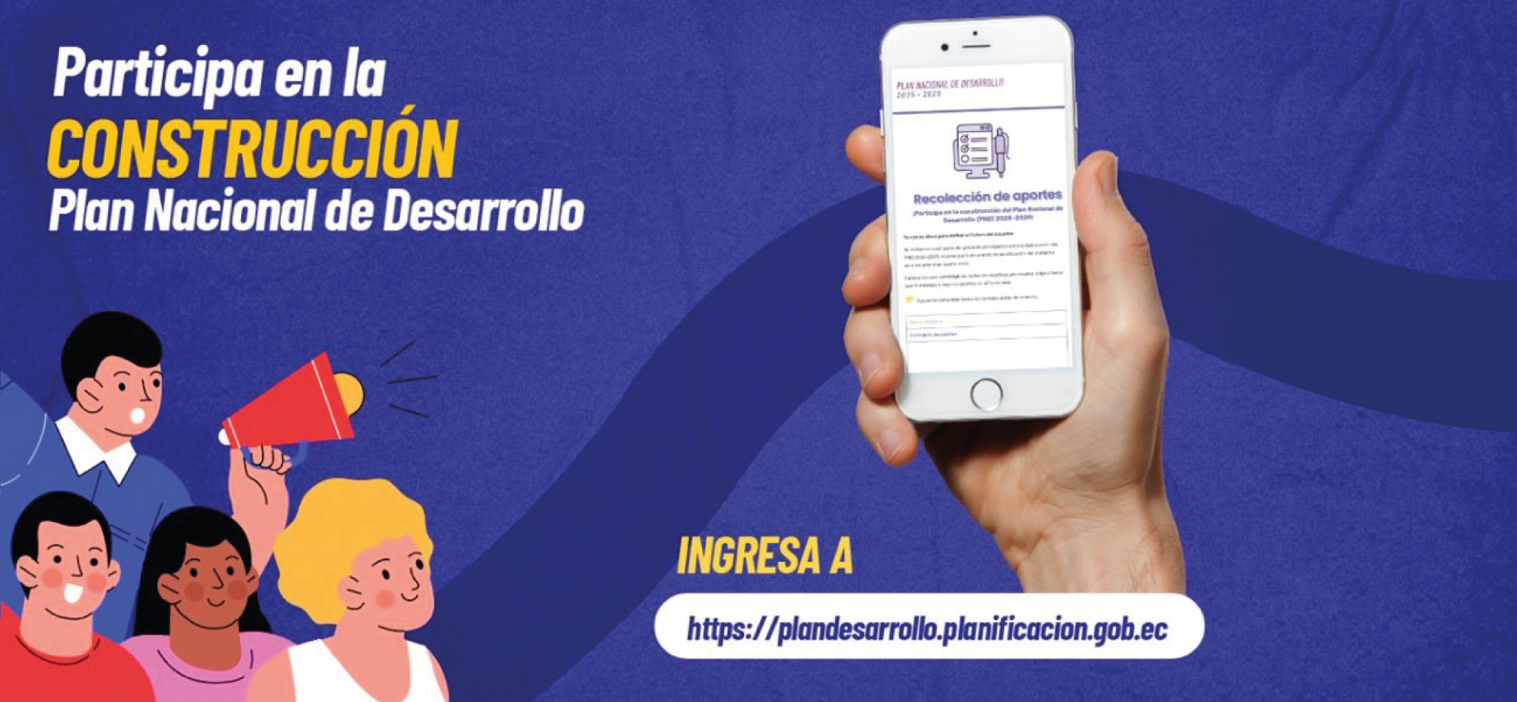 Estamos construyendo el camino del Nuevo Ecuador  ¡Participa!